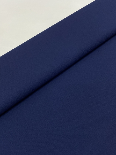 TECIDO CREPE BUBBLE AZUL MARINHO 1,00M X 1,50