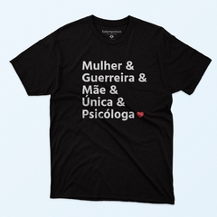 Camiseta Edição Dia Das Mães - versão Psicologia - comprar online