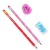KIT LAPIS HB + APONTADOR + BORRACHA FINI LEO LEO - comprar online