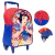 Kit Mochila De Rodinhas Princesa Branca De Neve Disney Original + Estojo + Lancheira Escolar - PAPELARIA STORE