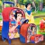 Kit Mochila De Rodinhas Princesa Branca De Neve Disney Original + Estojo + Lancheira Escolar na internet