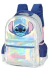 Kit Mochila + Estojo Stitch Juvenil Universitária Escolar Prata Holográfica Feminina - comprar online