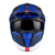 Casco Abierto Modular Mt Helmets Streetfighter Totem B17 Azul Mate + Sun Visor en internet