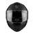Casco Rebatible Mt Genesis SV A1 Solid Negro Brillo Doble Visor en internet