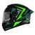 Casco Integral MT Helmets Thunder 4 SV Mountain B6 Doble Visor Verde Mate