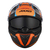 Casco Moto Axxis Hawk Evo SV Paw B4 Naranja Mate Doble Visor - MTG SPORT