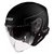 Casco Moto Abierto Axxis Mirage Sv Solid A1 Negro Mate