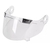 Repuesto Visor Mt Jarama V-32 Transparente Ventilación Plateada