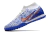 Chuteira Nike Air Zoom SuperFly 9 Society Unissex Cano Alto - Elite / BRANCO + AZUL - FuteMShoes - Site Oficial