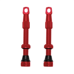 PACK VALVULAS ENCORE 44MM PREMIUM ROJAS ALUMINIO.