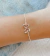 Pulseira Borboleta Cores Cravejada em Prata 925.