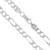 Pulseira Masculina de Prata 925 Elos 3x1 2mm. - loja online