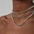 Choker Baguete Dourada