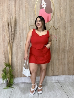 Conjunto Sarjado Plus Size - Suzy Fashion