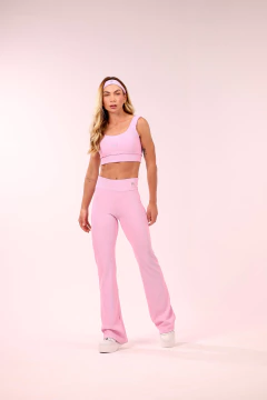 Legging flare canelada - comprar online