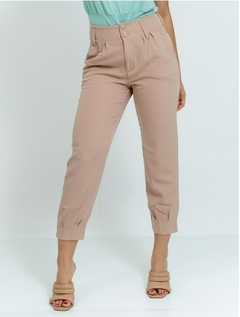 HBD CONJUNTO Calça de Alfaiataria com dois botões Feminina Moda Social com Zíper e Bolso Apropriada - Envio para todo Brasil
