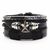 3 Pçs/set Pulseiras De Couro Homens Pulseiras Para Mulheres Contas de Madeira P - Caio variedades