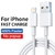 Cabo usb original para iphone 14 13 12 pro max mini xr xs carregamento rápido t - comprar online