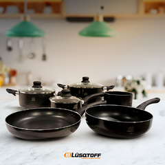 Bateria de cocina 9 piezas