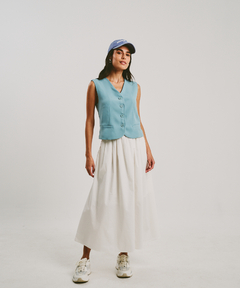 Saia Midi Off White - BUCCHI STORE