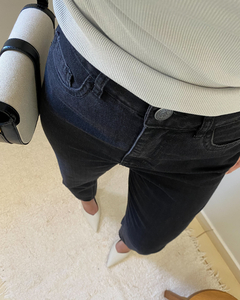 Calça Mom Black Jeans Preta - BUCCHI STORE