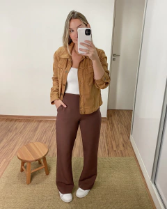 Jaqueta Sarja Caramelo - loja online