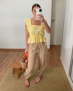 Imagem do Blusa Peplum Laise Amarela