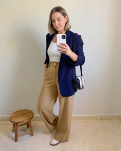 Blazer Alfaiataria Azul Marinho