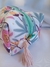 PORTA COSMETICO FLOR LILA Y ROSA - comprar online