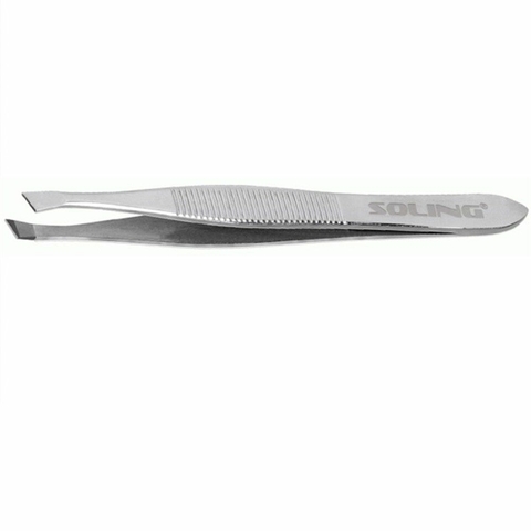 Pinca de Depilação Soling 9cm Tradicional Reta