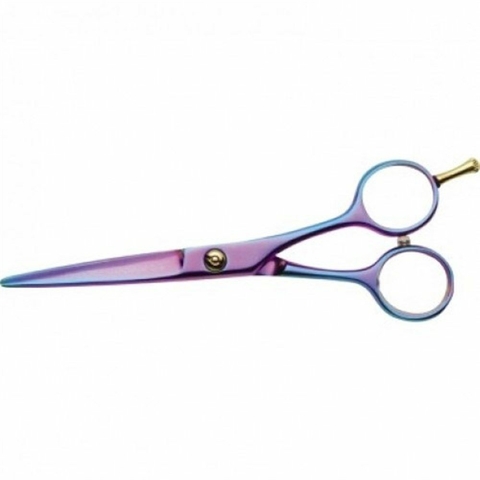 Tesoura de Cabelo Kasho Fio Navalha Titânio Purple 6¨
