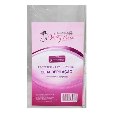 Protetor de Panela Depilacao Vilty Care 50 X 50cm - c/ 6 und