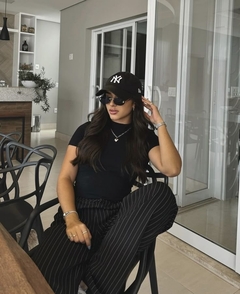Calça risca de giz - comprar online