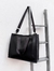Cartera Zara total black - tienda online