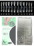 TIPS SALON NAILS CUADRADO 100u.