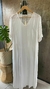 Vestido con lazo bordado | Linea Textil
