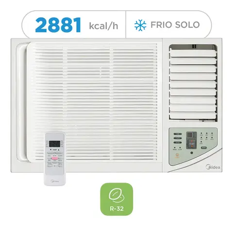 Aire Ventana 2881 Frig (frío Solo) Midea Color Blanco