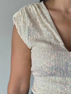 Cropped Paetê - comprar online