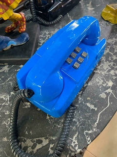 TELEFONE RETRÔ AZUL MULTTEL - comprar online
