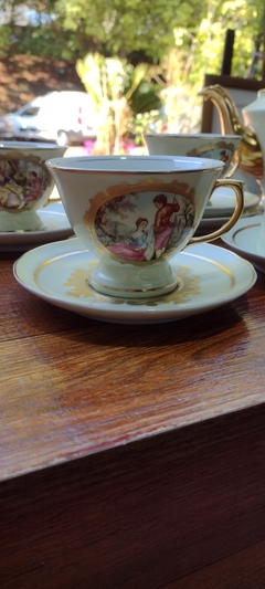 JOGO DE CHÁ PORCELANA D.P - Mondo Antico