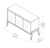 Buffet Lopas Casa Regia Gales 3p (nogueira/preto) - comprar online