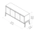 Buffet Lopas Casa Regia Gales 4p (nogueira/off white) - comprar online