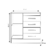 Comoda Demobile Montevideu (ebano touch) - comprar online