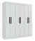 Roupeiro Doripel New Xangai 6p (branco) - comprar online