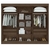 Roupeiro Lopas Nice 3p (1p com espelho) (amendoa/off white) na internet