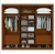 Roupeiro Lopas Spazio 2,70 sem espelho (frassino/off white) - comprar online