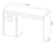 Mesa p/ Computador Demobile Vitoria (branco) - comprar online