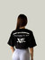 Cropped Oversized Champion Preto - comprar online