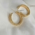 Argola, brinco folheado dourado b32 - loja online