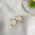 Brinco folheado argola, dourado b31 - JANDRITE